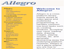 Tablet Screenshot of liballeg.org